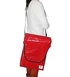 Red Loon Messenger Bag - Schultertasche wasserdicht - Kuriertasche -...