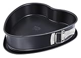 Dr. Oetker Herz-Springform mit Auslaufschutzboden 25 cm, Kuchenform mit...