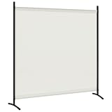 WOLTU Paravent 1-teilig 180x177 cm, Raumteiler freistehend, Trennwand Stellwand...