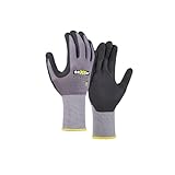 texxor 12 Stück Nylon-Strickhandschuhe black touch® 2450, Packung,...