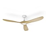 Klarstein Smart Deckenventilator Leise mit Fernbedienung – 152 cm Spannweite,...