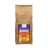 Herbaria BAHATI Bio Kaffee ganze Bohnen 1kg – Naturland Fair zertifiziert aus...