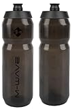 M-Wave 750 ml Trinkflasche, Fahrradflasche, mit Skala & Big Flow Mundstück,...