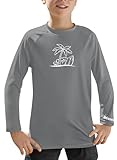 BesserBay Jungen Rundhals UV Shirt UPF 50+ Schnelltrocknend Sonnenschutz...
