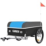 Tiggo Cargo II Fahrrad Lastenanhänger mit 130 Liter Volumen Klappbar...