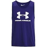 Under Armour Herren Sportstyle Logo Tank Weste, Sonar Blue, M