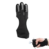 Tokaneit Bogenschießen Fingerhandschuh,Traditioneller...
