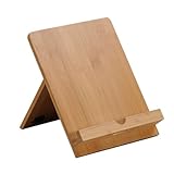 Kesper Kochbuchhalter/Kochbuchständer aus Bambus, Farbe: Braun, Maße:...