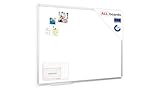 ALLboards Magnetisches Whiteboard 120x80cm Magnettafel mit Aluminiumrahmen und...