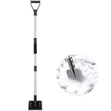 HARRMS Eiskratzer Eisschaber mit 132cm Stiel Edelstahl, 7cm breit Eisscharre...