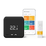tado° smart home Thermostat (verkabelt) – Wifi Starter Kit V3+ – Black...