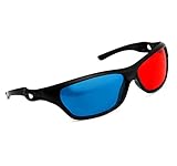 PRECORN 3D Brille rot/Cyan hochwertige 3D Brille (3D-Anaglyphenbrille) für 3D...