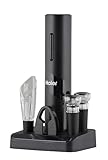 Haier - Elektrisches Weinset/Premium Weinöffner-Set inkl. Dekantieraufsatz und...
