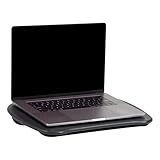 Mind Reader Tragbarer Laptop-Schreibtisch mit Griff, integriertes Kissen für...