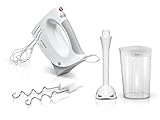 Bosch Handrührer MFQ3540, Handrührgerät, 2 Rührbesen, 2 Edelstahl-Knethaken,...