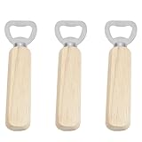 3 Stück Flaschenöffner, Natur Kronkorkenöffner, Tragbare Kapselheber...