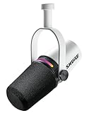 Shure MV7+ Podcast Mikrofon-Verbessertes Audio, LED-Touchpanel, USB-C- und...