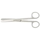 Gima - Gerade Chirurgische Schere, Stumpfe Ende, Länge 14,5 cm, aus Edelstahl