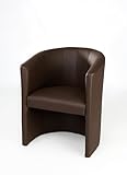 H&S Cocktailsessel Design Farbe Braun Sessel Clubsessel Loungesessel Club Möbel...