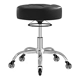 Rollhocker，Hocker höhenverstellbar mit ringheber，Dicker Schaumstoff für...