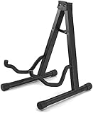 KARAN KING Gitarrenständer - A-Frame für alle Gitarrentypen - Schwarz - Metall...