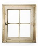 CHILLROI® Dreh-/ Kippfenster aus Echtglas 38/40mm Saunafenster...