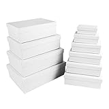 Ideen mit Herz Geschenkboxen mit Deckel | Pappboxen | 10er Set | 10 verschiedene...