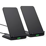 BHHB Wireless Charger Stand [2er-Pack], 15W Induktive Ladestation Kabelloser...
