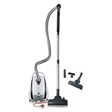 SEVERIN Staubsauger S´POWER snowlight, kompakter Bodenstaubsauger für Teppich-...