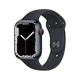 Apple Watch Series 7 (GPS + Zellular, 45MM) Aluminiumgehäuse Mitternacht mit...