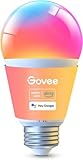 Govee Smart Glühbirne E27, 1000LM RGBWW Led Lamp App dimmbar, Wi-Fi & Bluetooth...
