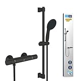 GROHE Precision Start - Thermostat Brauseset wassersparend ~9l/min (1 Strahlart,...