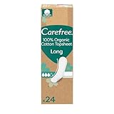 Carefree Organic Long ohne Duft 24 Stk., Slipeinlage aus 100 Prozent...