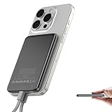 Ultra Slim Power Bank für Magsafe, Magnetische Power Bank, 5000mAh Powerbank...