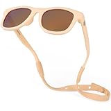 Polarisierte Baby Sonnenbrille mit Riemen - unzerbrechliche flexible...