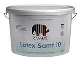 Caparol Latex-Samt 10 Wandfarbe seidenmatt weiß 12,5 L