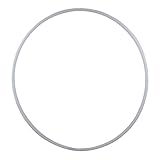 Hoopomania Hula Hoop Rohling steckbar (mit Snap Button), 25mm Rohr, Weiss,...