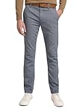 TOM TAILOR Denim Herren Straight Fit Chino Hose mit Gürtel