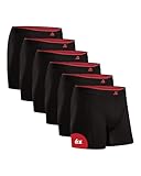 DANISH ENDURANCE 6er Pack Bambus Boxershorts Herren, Unterhosen Herren mit oder...