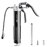 CCLIFE Einhand Fettpresse 6000 PSI Pistolengriff Schmierung Hebelfettpresse für...