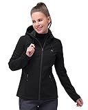 33,000ft Damen Softshelljacke Wasserdichte Winddichte Funktionsjacke...