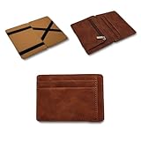 RisePlus Magische Brieftasche ，Magic Wallet Slim Geldbörse Herren Klein mit...