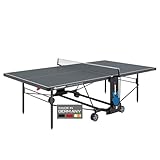 Schildkröt Tischtennisplatte PowerTec Outdoor, wetterfester Kompakttisch, 5mm...