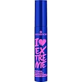 essence I LOVE EXTREME volume mascara waterproof, Schwarz, langanhaltend,...