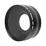LUCKDANO 58-mm-Weitwinkelobjektiv, 0,45-faches Makroobjektiv für Kamera mit...