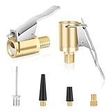 MOKIDO Ventil Adapter Set, 2X Air Chuck 8mm Hebelstecker für Autoventil,...