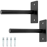 QWORK® 2 Stück Wandmontage Hantelscheiben Halterung, für 2.5 cm/3cm/5cm,...