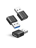 UGREEN USB C Adapter (3 Stück), 10Gbps USB C Buchse zu A Stecker Kompatibel Mit...