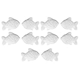 PRETYZOOM Styropor Figuren Fisch DIY Handwerk Weiß Schaum Fisch 11cm Basteln...