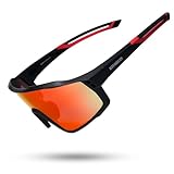 RTUOHUIN Polarisiert Fahrradbrille UV400-Schutz Sport Sonnenbrille TR90...